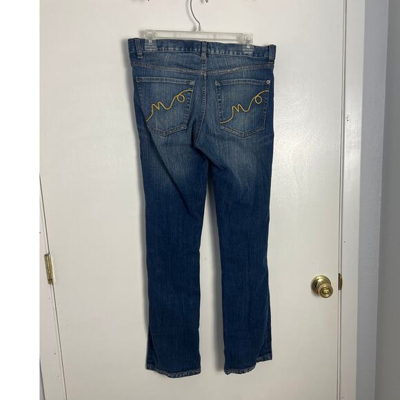 Alberto Makali Jeans Women’s Size 8 Blue Stretch Denim Straight Leg Pants - Picture 4 of 7